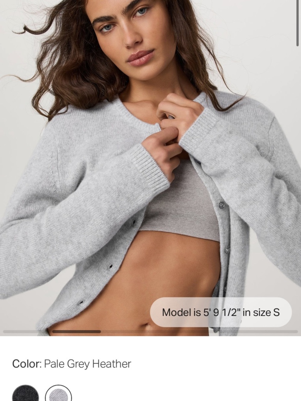 Vuori NWOT Emilie Cashmere Cardi
